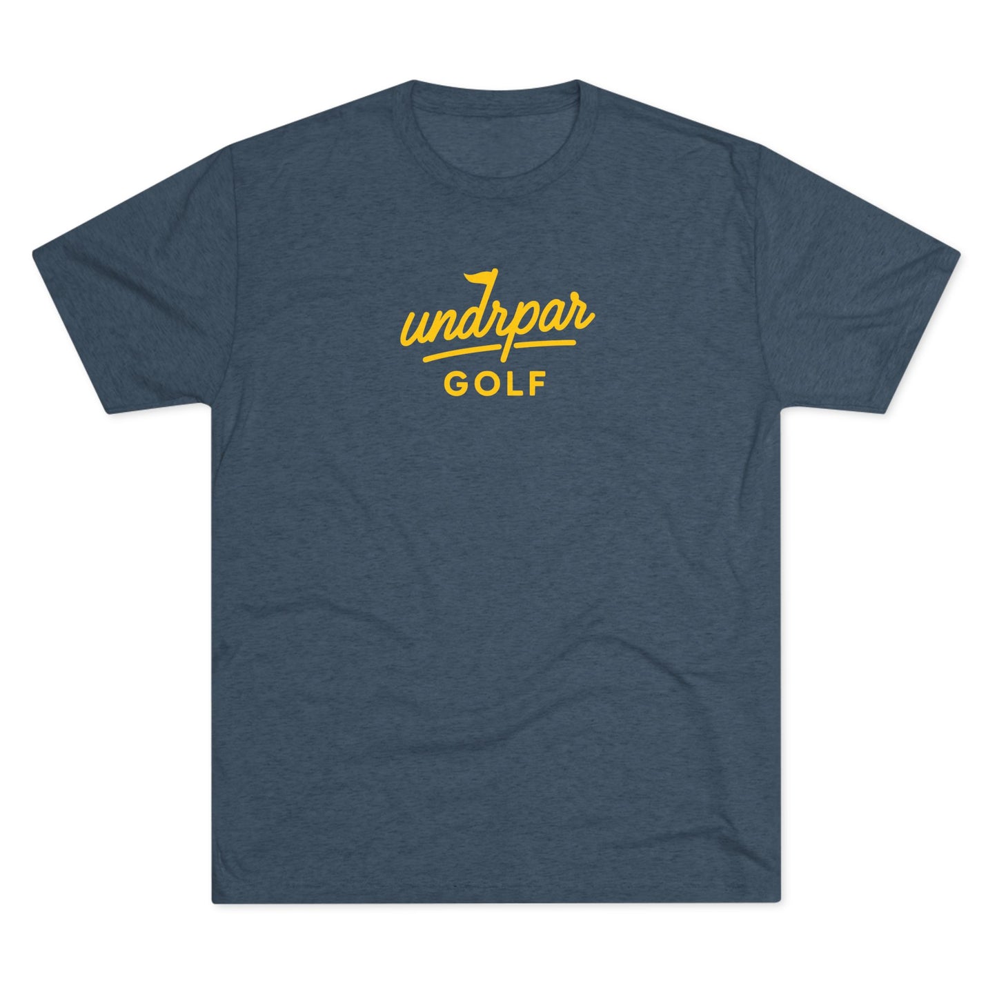 undrpar golf tri-blend tee