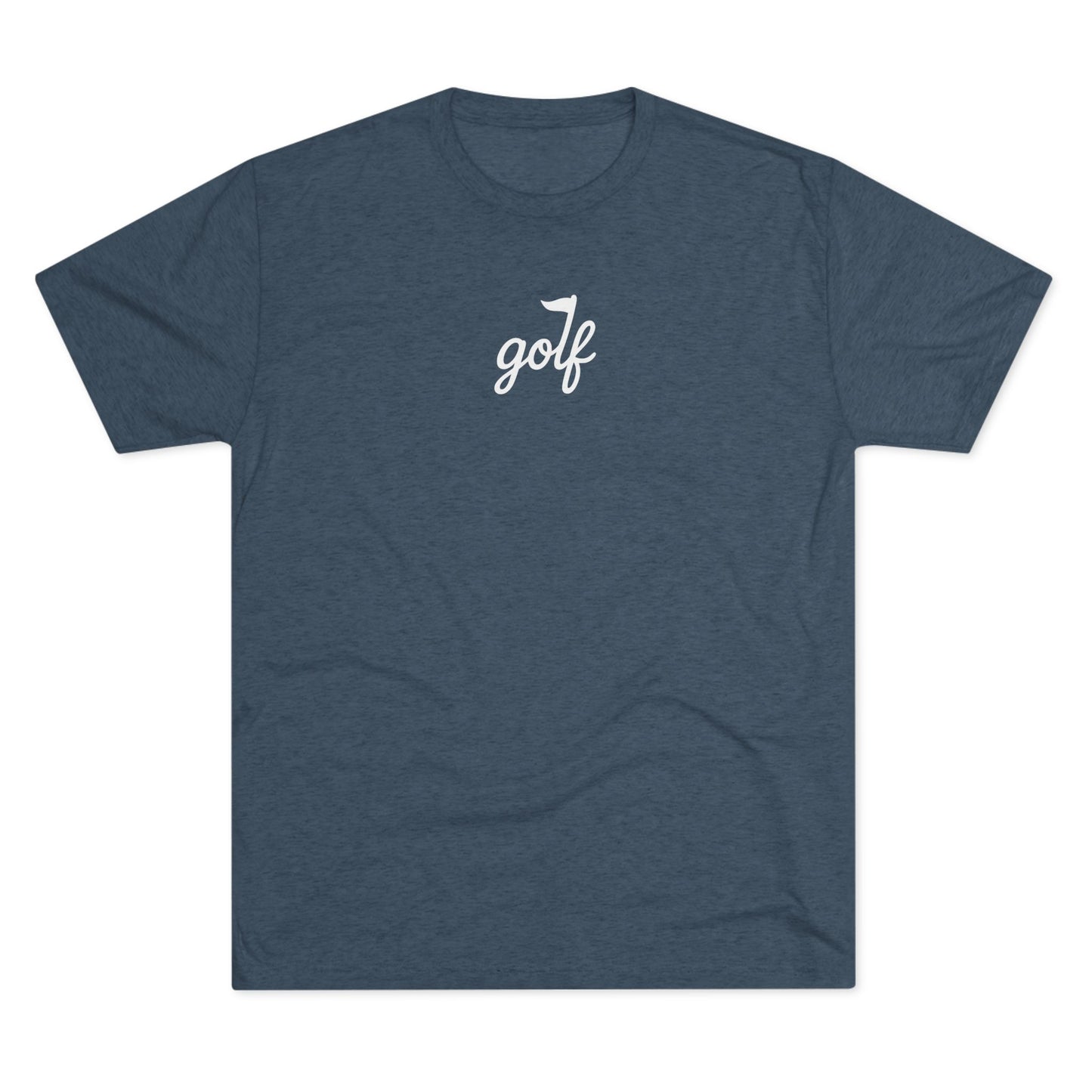 golf logo tri-blend tee