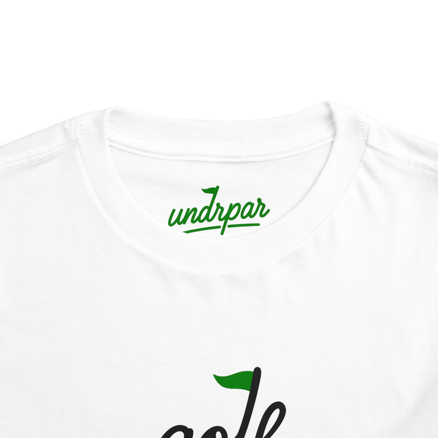 golf logo toddler tee - green