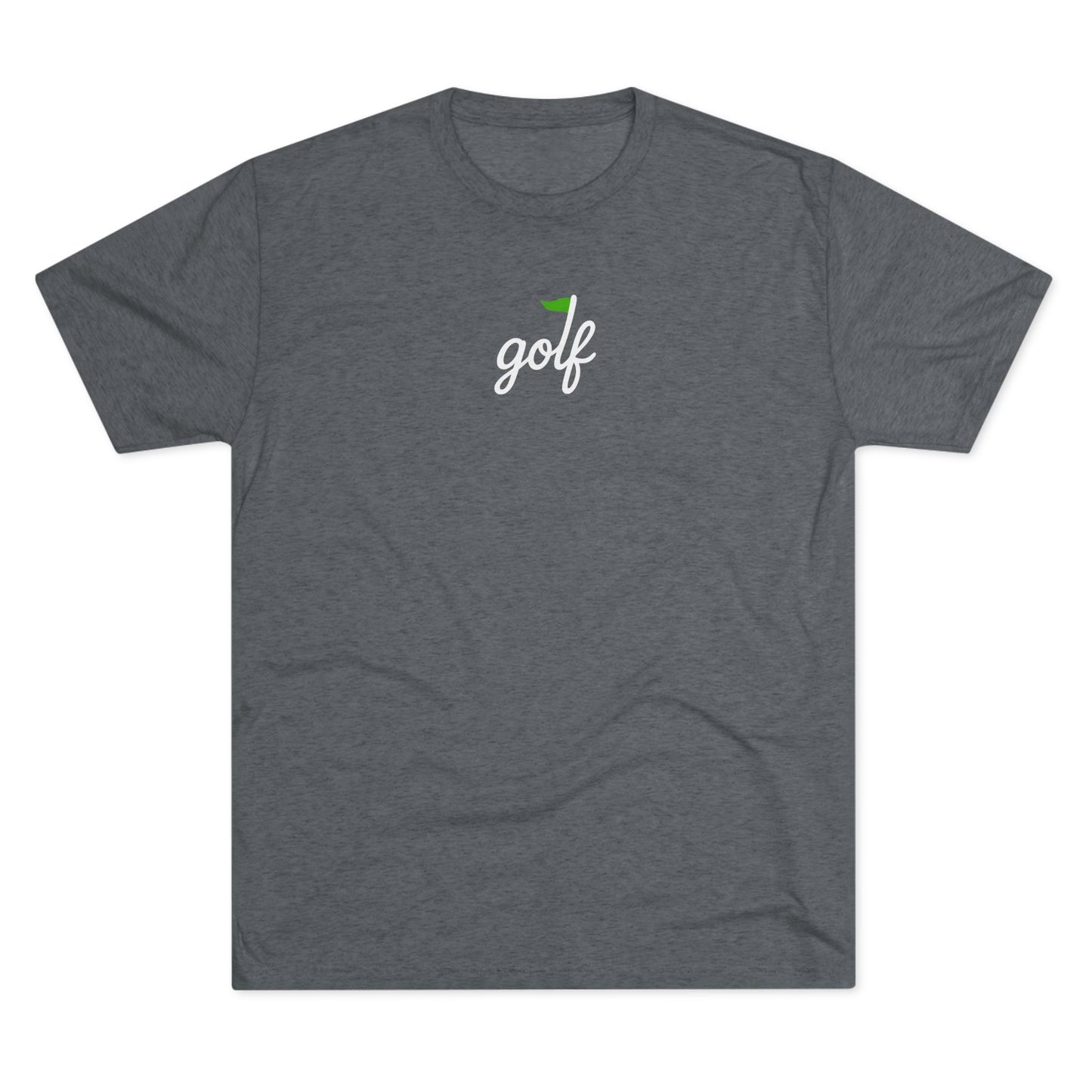 golf logo tri-blend tee