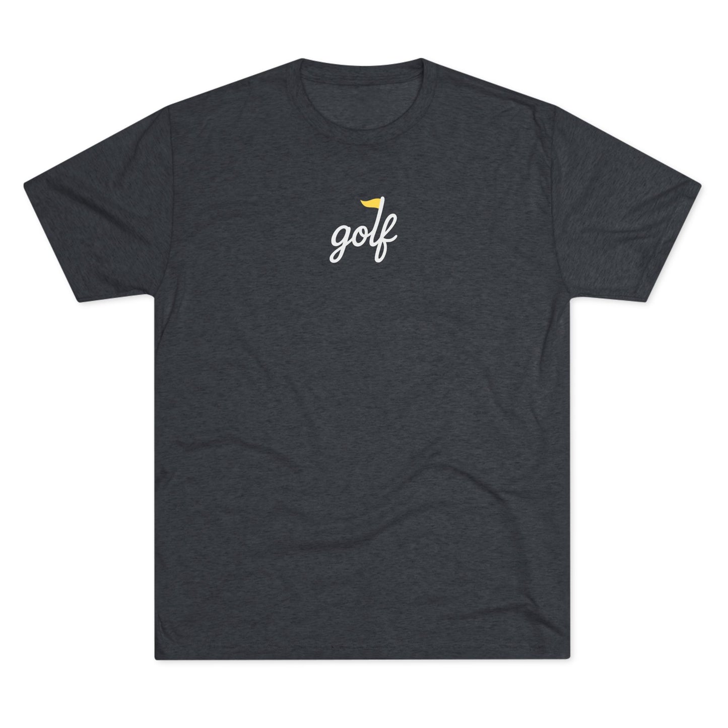 golf logo tri-blend tee