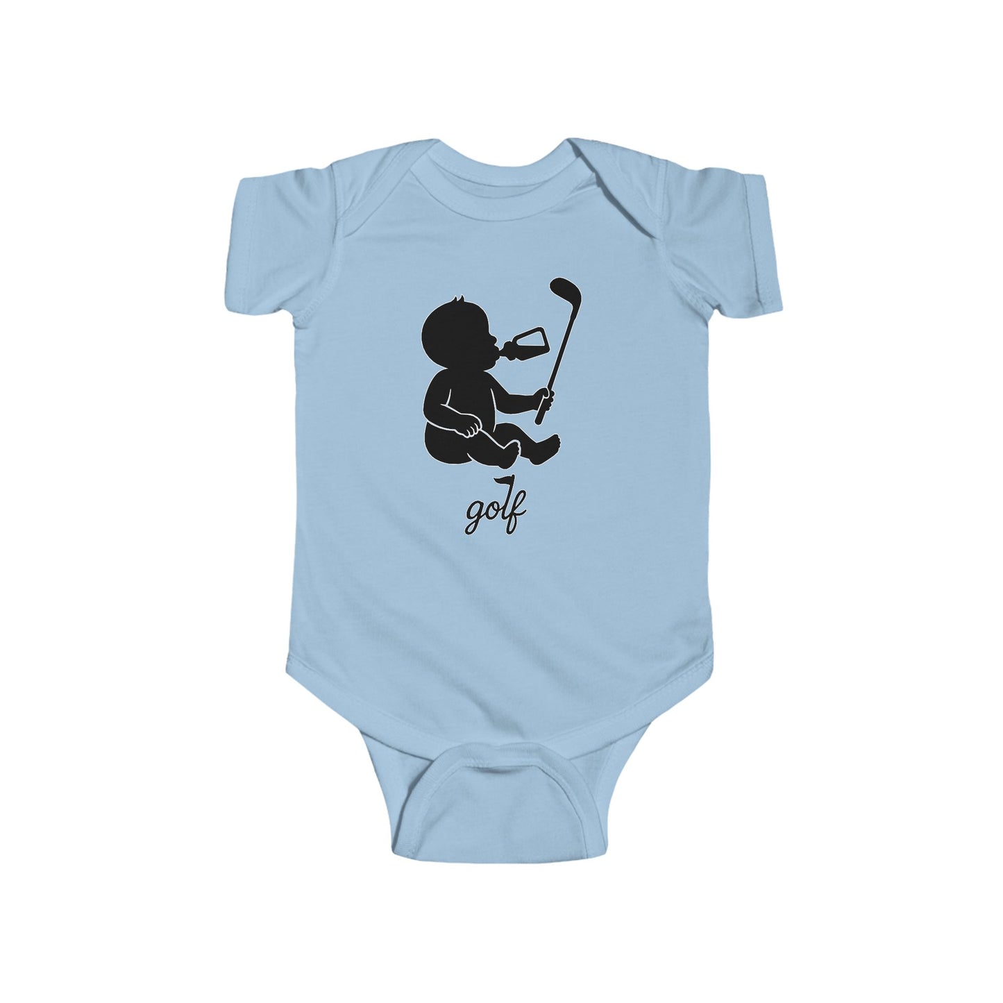 Baby Weekend Warrior Onesie - Black/White