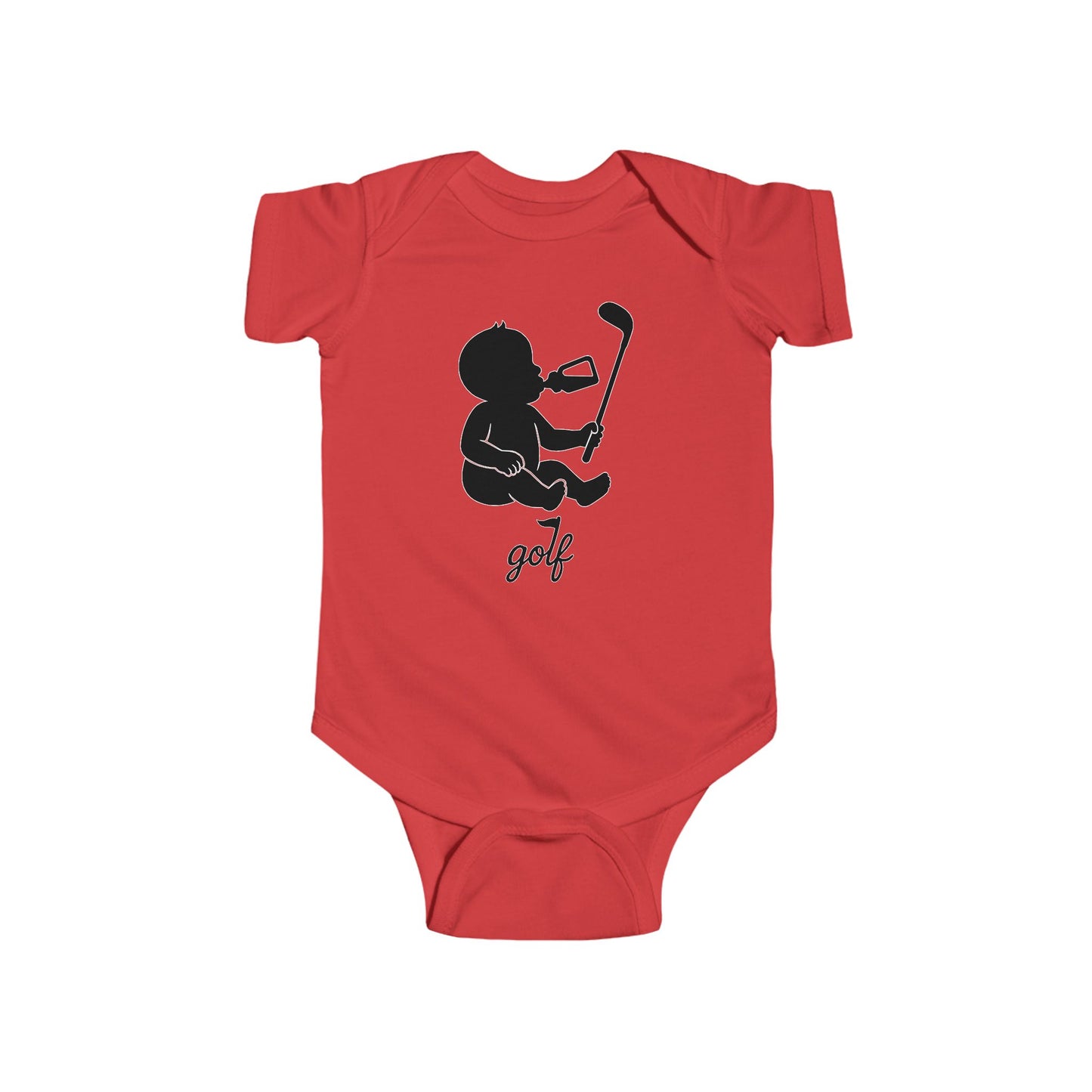 Baby Weekend Warrior Onesie - Black/White