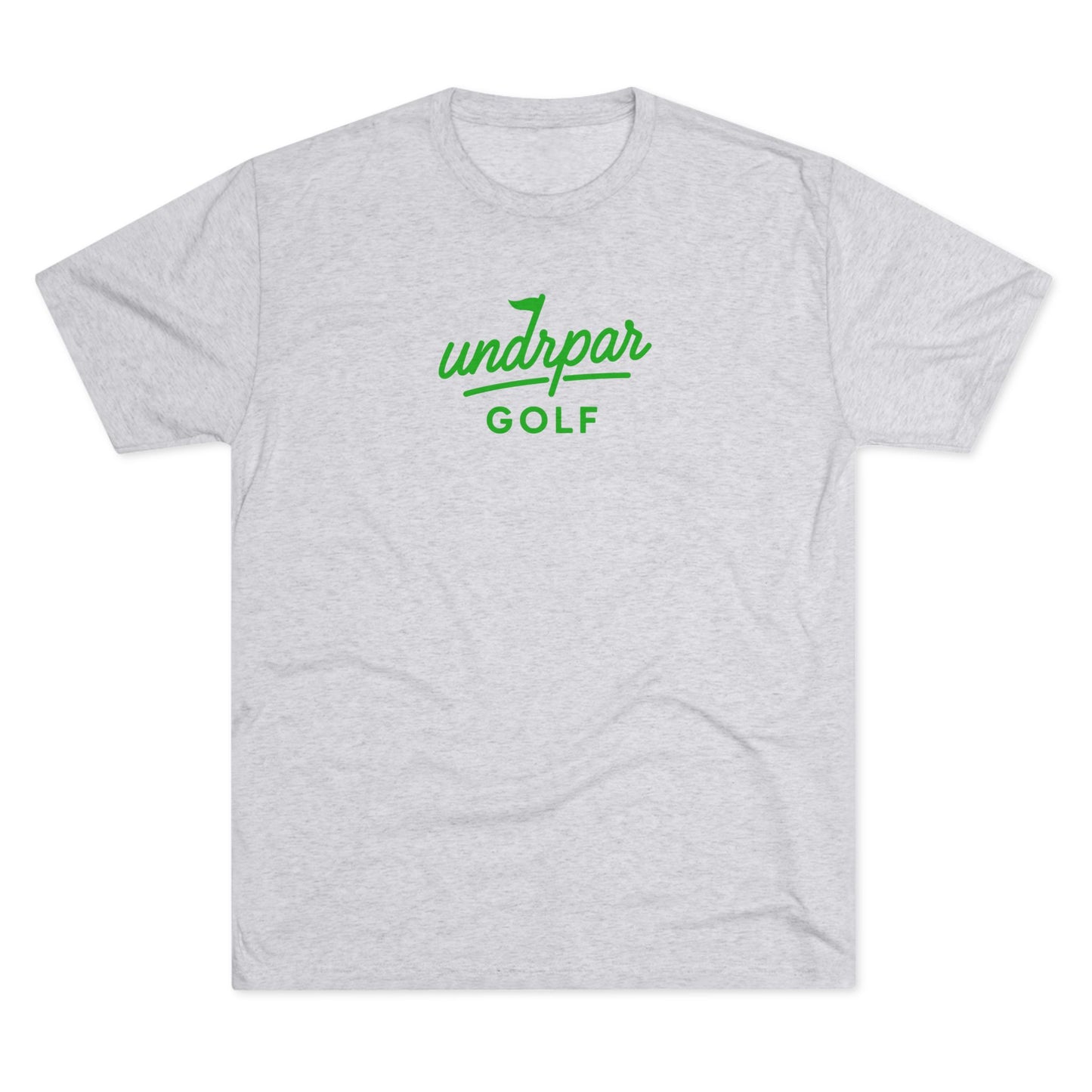 undrpar golf tri-blend tee