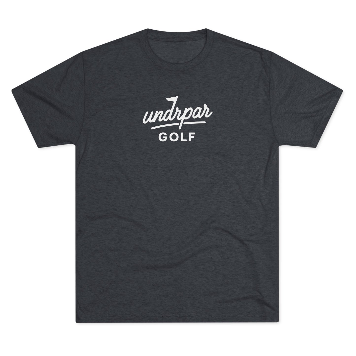 undrpar golf tri-blend tee
