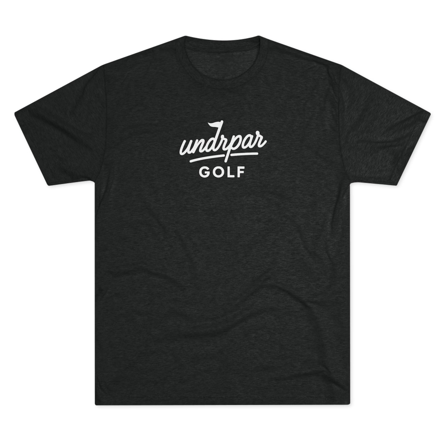 undrpar golf tri-blend tee