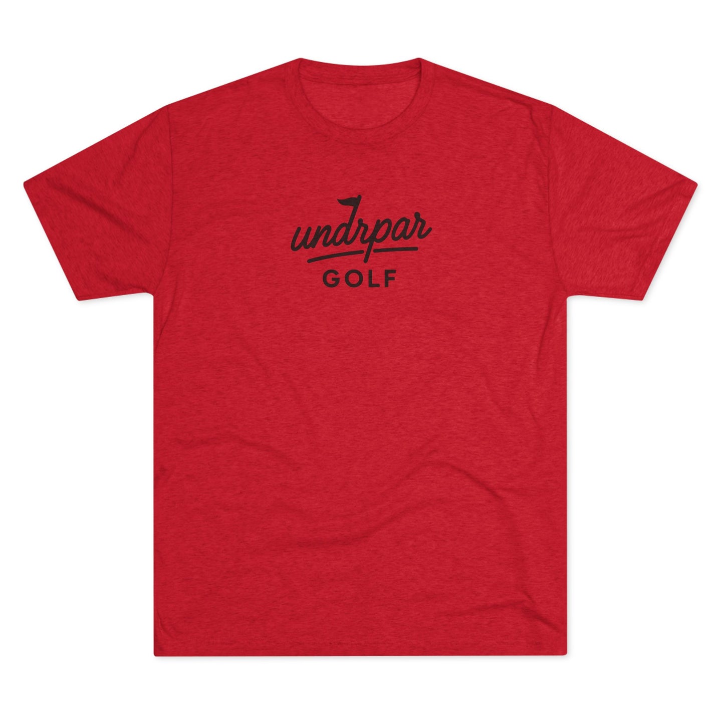 undrpar golf tri-blend tee