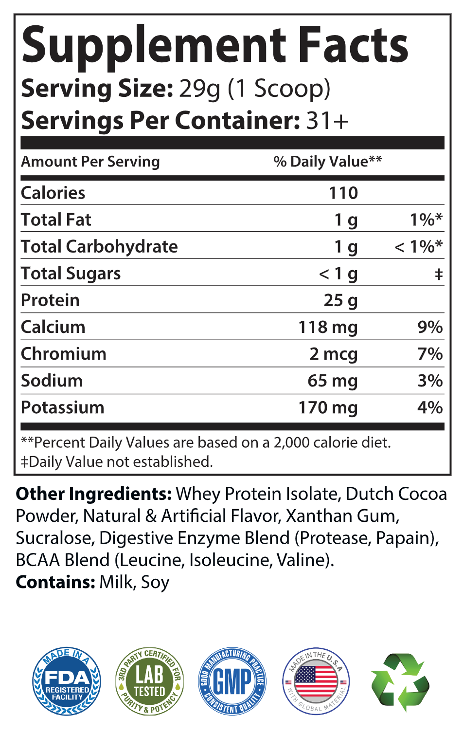 Whey Isolate Protein